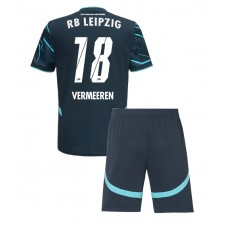 RB Leipzig Arthur Vermeeren #18 Tredjedraktsett Barn 2024-25 Kortermet (+ korte bukser)